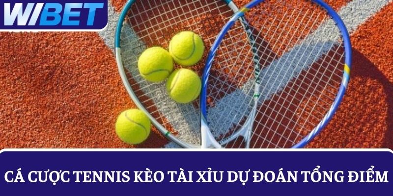 Chơi cá cược Tennis với kèo tài xỉu dự đoán tổng điểm hấp dẫn